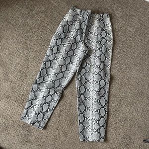 Snakeskin sequin pants / Revolve / LPA